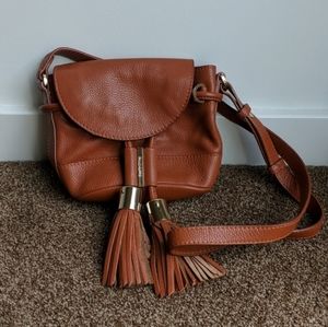 SEE BY CHLOE Vicki Leather Flap Bucket Bag